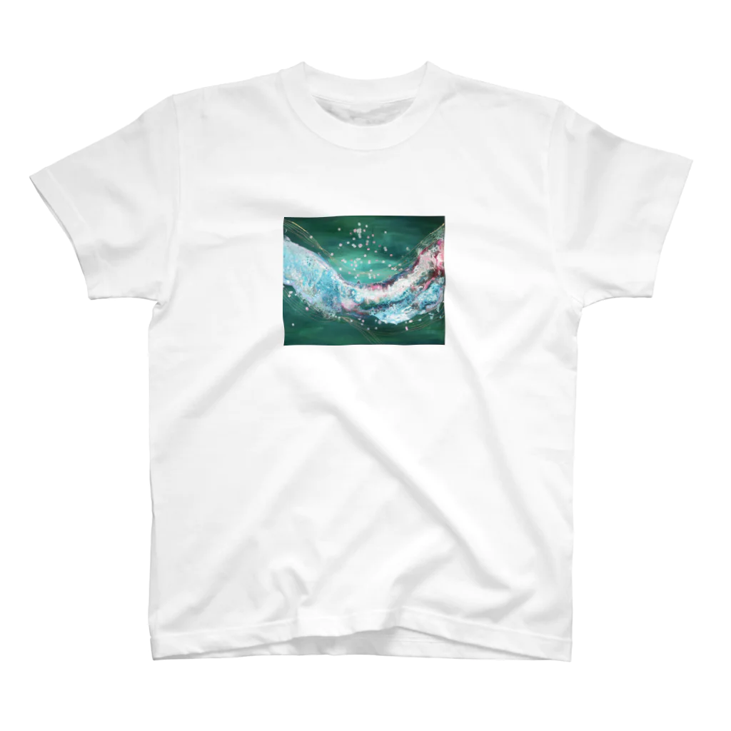 emilyart-japanの龍の背中 スタンダードTシャツ