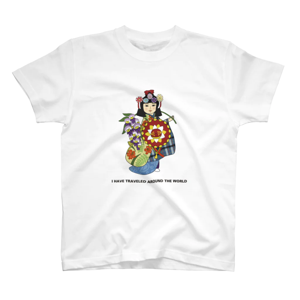 Bokkena Designの万国藤むすめ スタンダードTシャツ