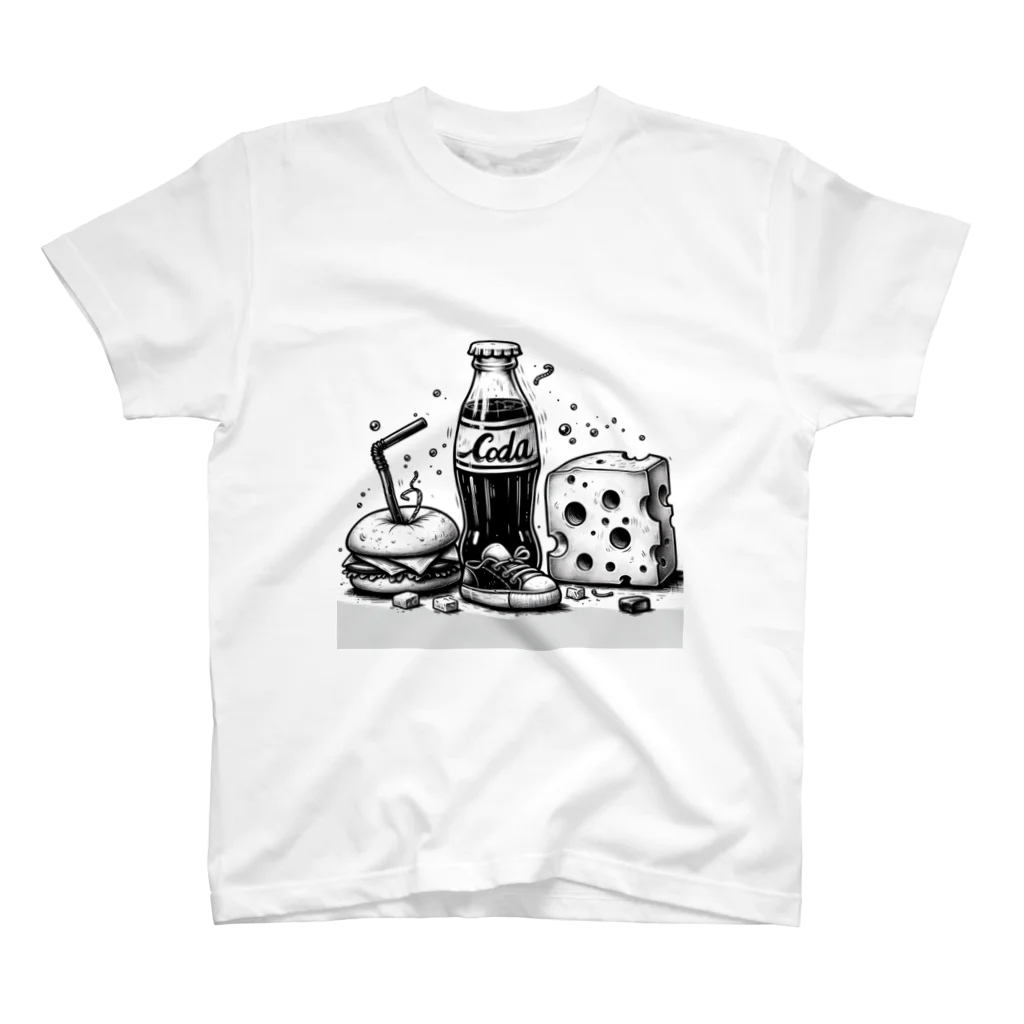 pika chan houseのレトロ スタンダードTシャツ