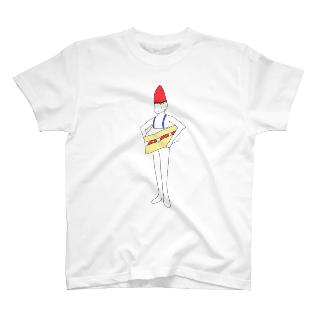 キドモシナオカのケーキの日【ケーキマン】 Regular Fit T-Shirt