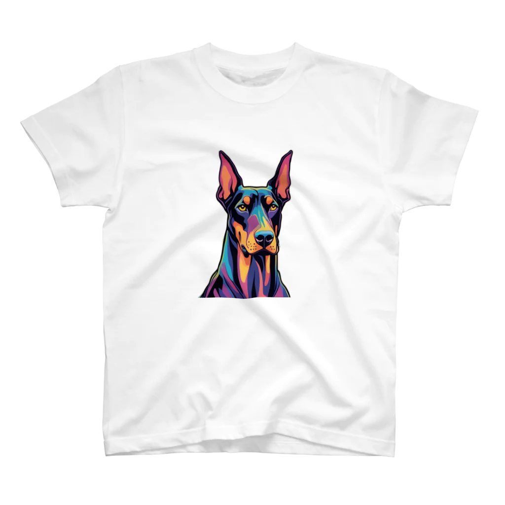 annrannのかっこいいドーベルマン、犬好き Regular Fit T-Shirt