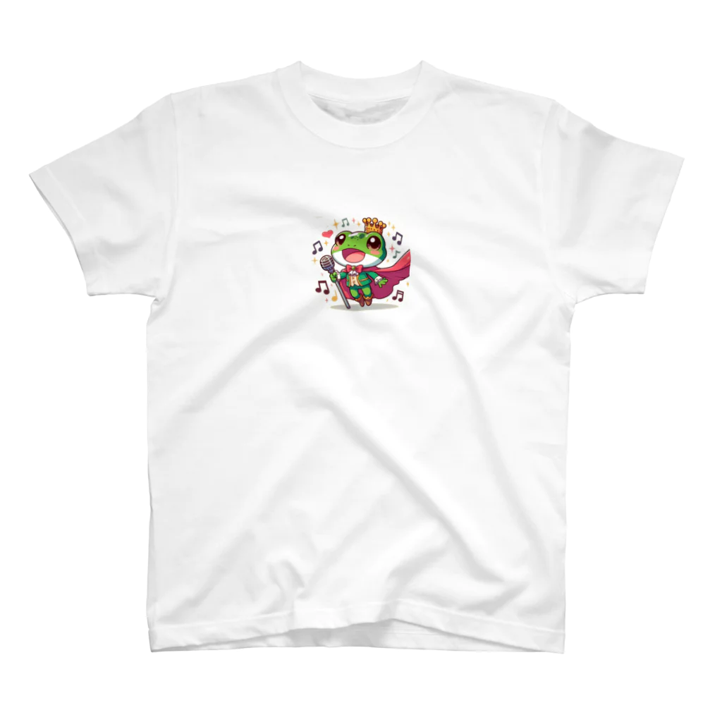 桃の花の歌うカエルの王子様 Regular Fit T-Shirt