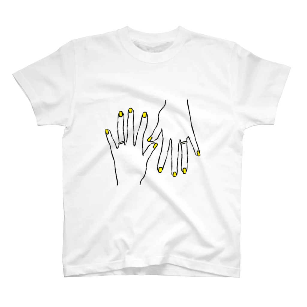 hand and yellowのNIOWASE Regular Fit T-Shirt