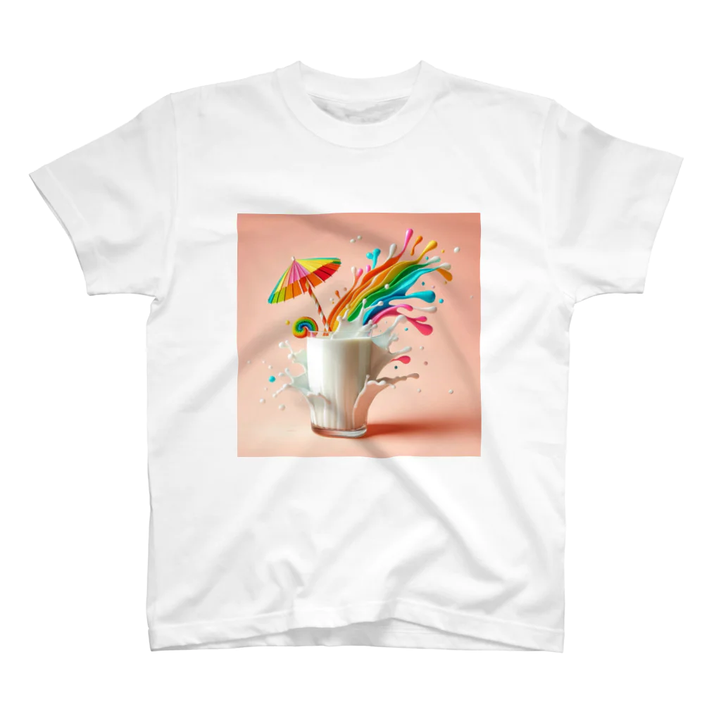 ハデハデミルクのミルクパーリー Regular Fit T-Shirt