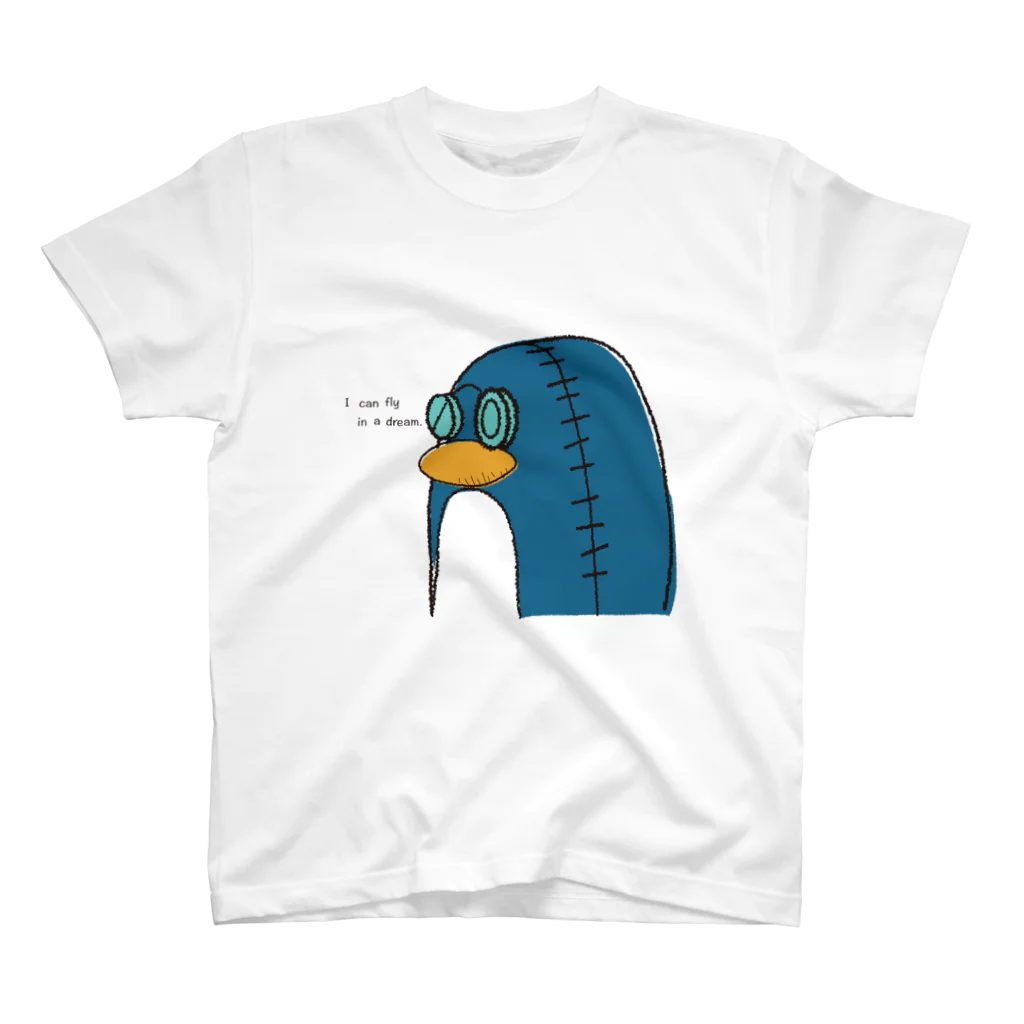 うなぎ屋の飛べるペンギン スタンダードTシャツ