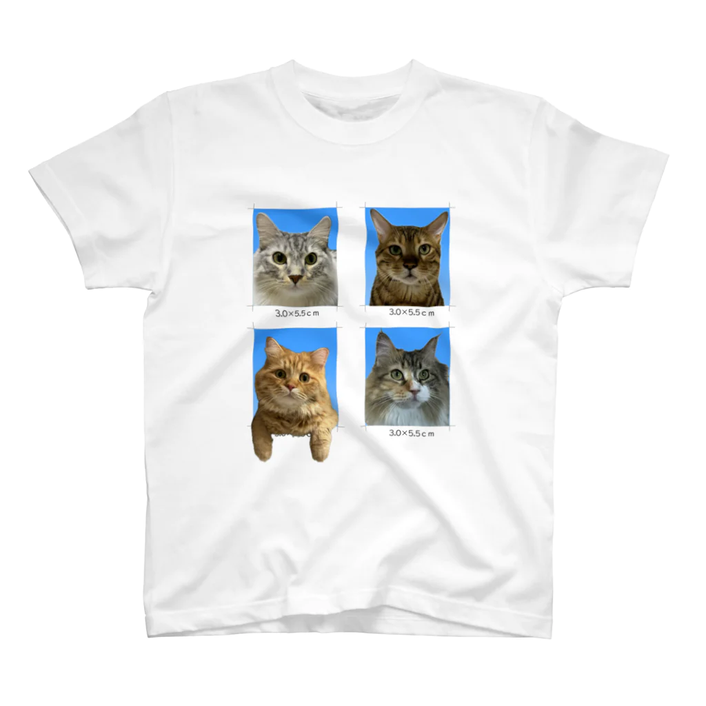 オルカネロの我が猫証明写真グッズ スタンダードTシャツ