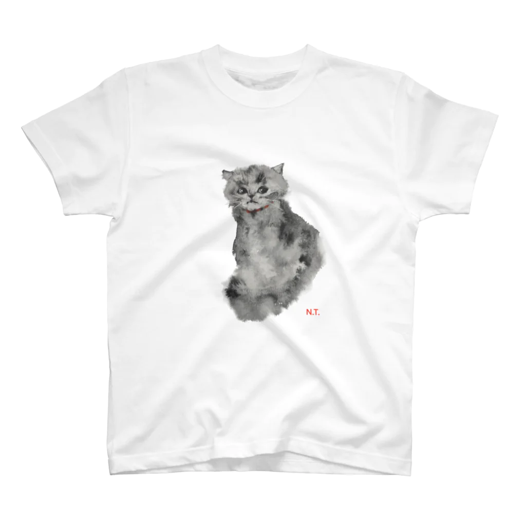 noricone shopの宇宙仔猫ちゃん Regular Fit T-Shirt