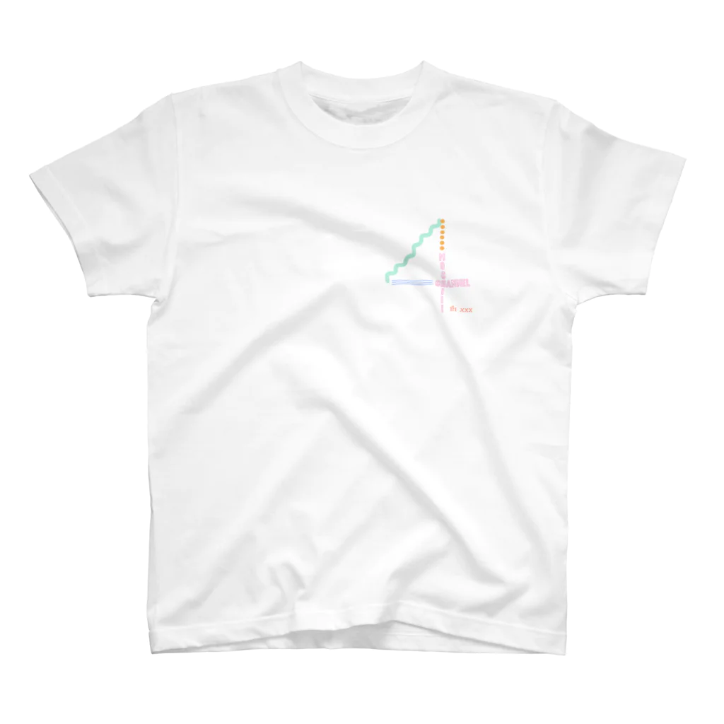 mochiii channelのmochiii channel 4周年記念グッズ Regular Fit T-Shirt