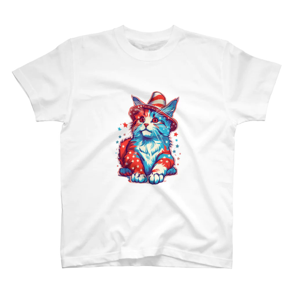 伊藤豊大の猫LOVEアメリカ　　 Regular Fit T-Shirt