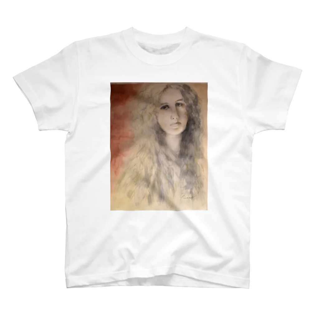 ateliershirabeのIFAMfigurep2024watercolor スタンダードTシャツ