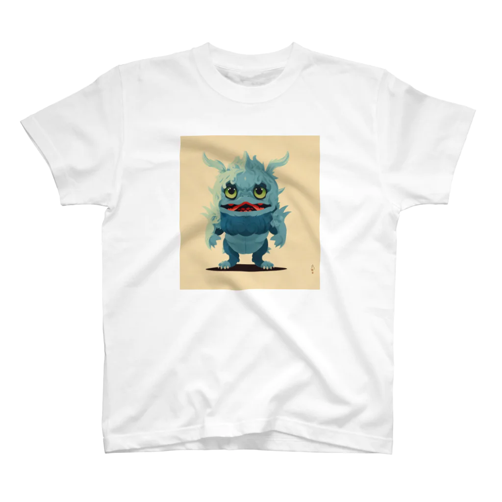 goblinakiyamaのdigital 怪獣 003 スタンダードTシャツ