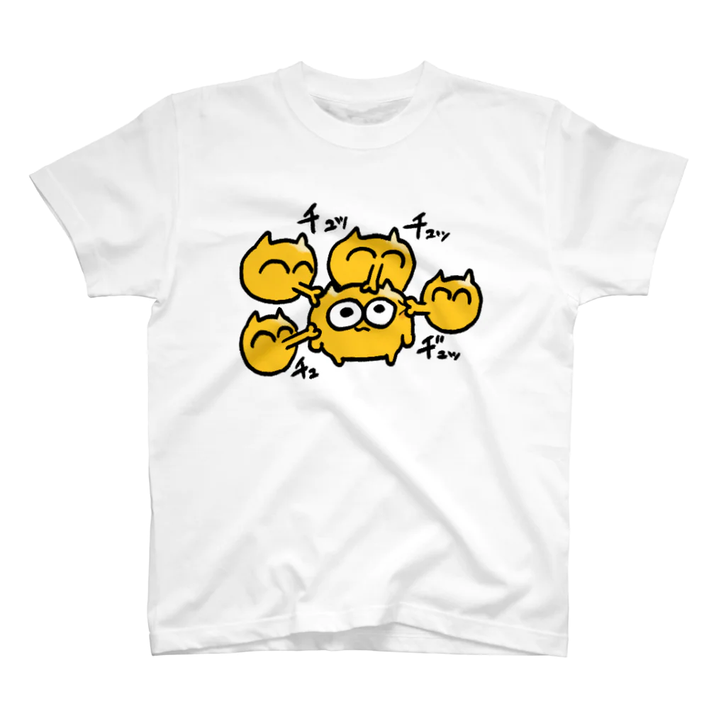 👶びくたろ🍼のチュチュチュヂュうんたねこ スタンダードTシャツ