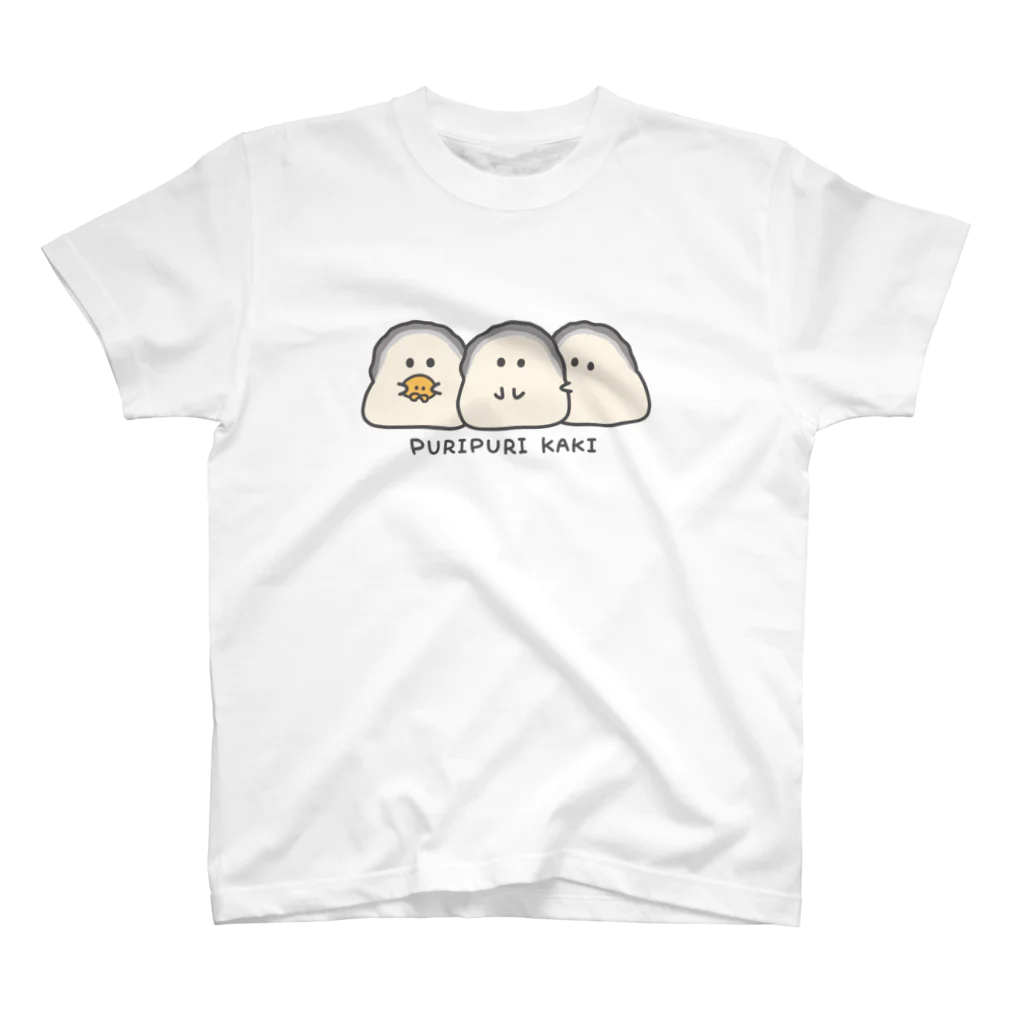 れれれのカキ3匹 スタンダードTシャツ