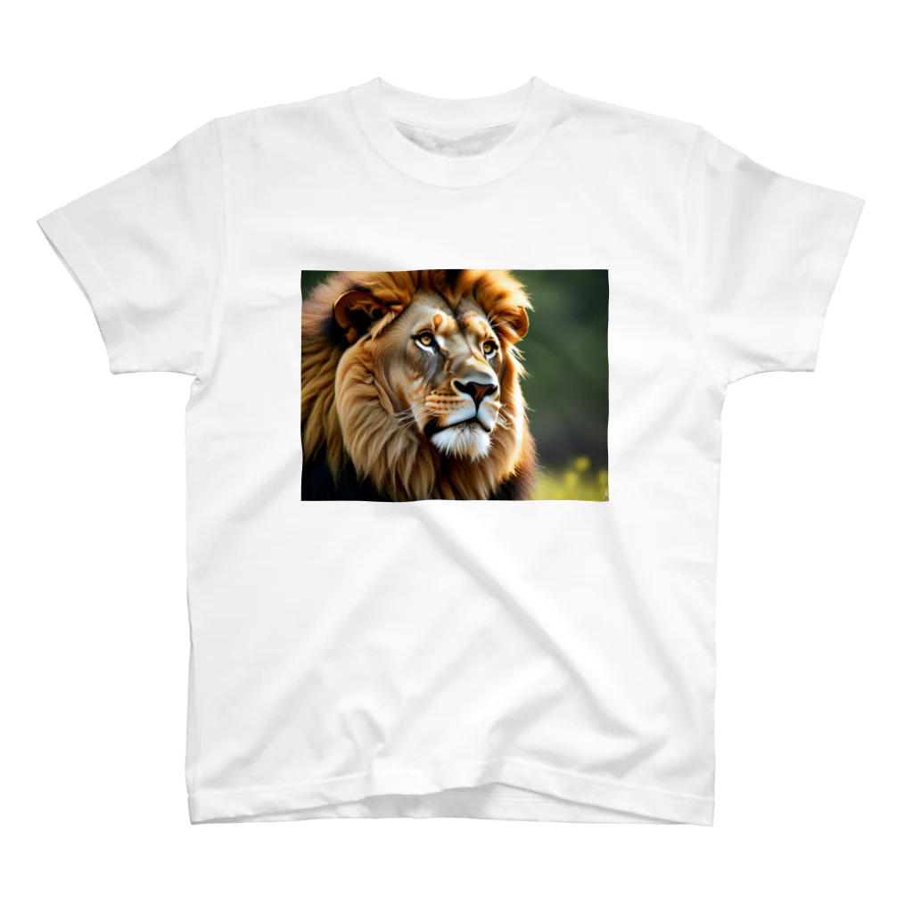 ジャパネットケフィアの 百獣の王ライオン Regular Fit T-Shirt