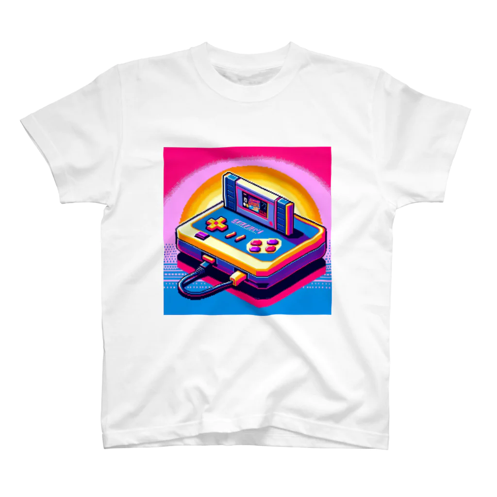 ドット職人のピクセルアート　レトロゲーム スタンダードTシャツ