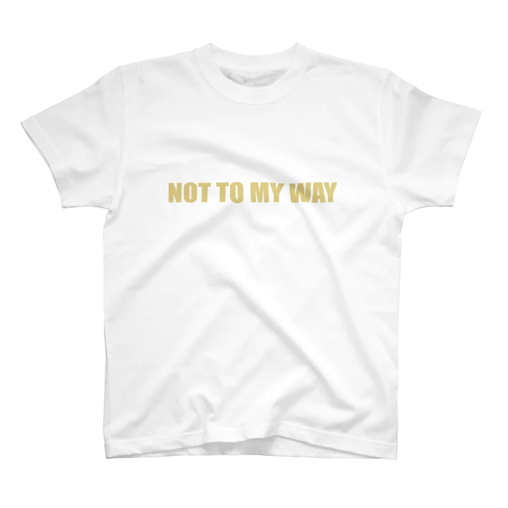 NakedHighの夏前のネイキッドハイ　NotToMyWay　ベージュ Regular Fit T-Shirt