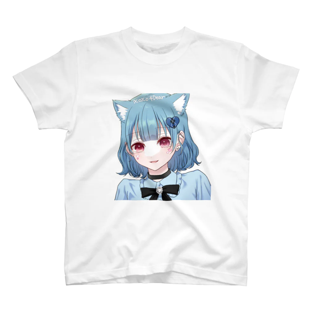 猫耳少女のダイヤ スタンダードTシャツ