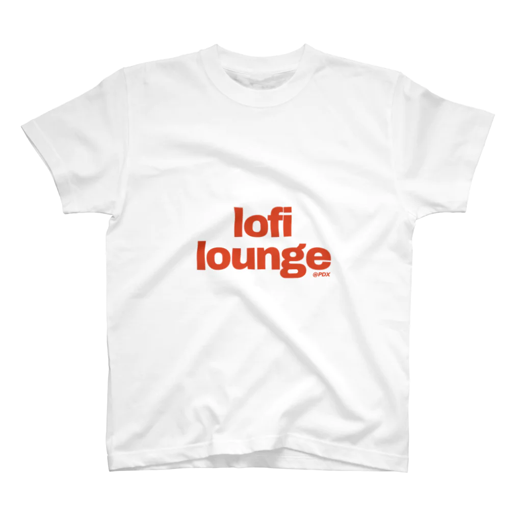 Lofi LoungeのLofi Lounge 赤 スタンダードTシャツ