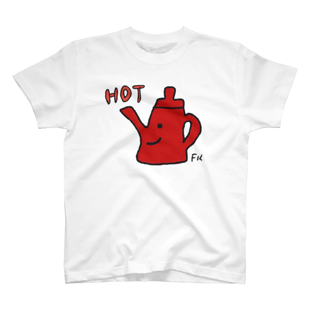 TOMORUFUのRED HOT KETTLE スタンダードTシャツ