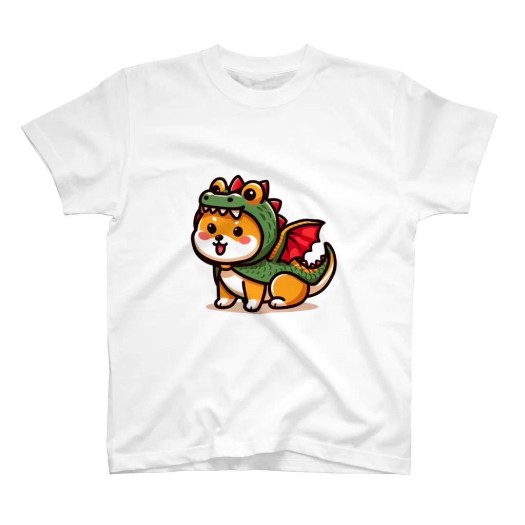 KENFUKUのしばいぬドラゴン スタンダードTシャツ