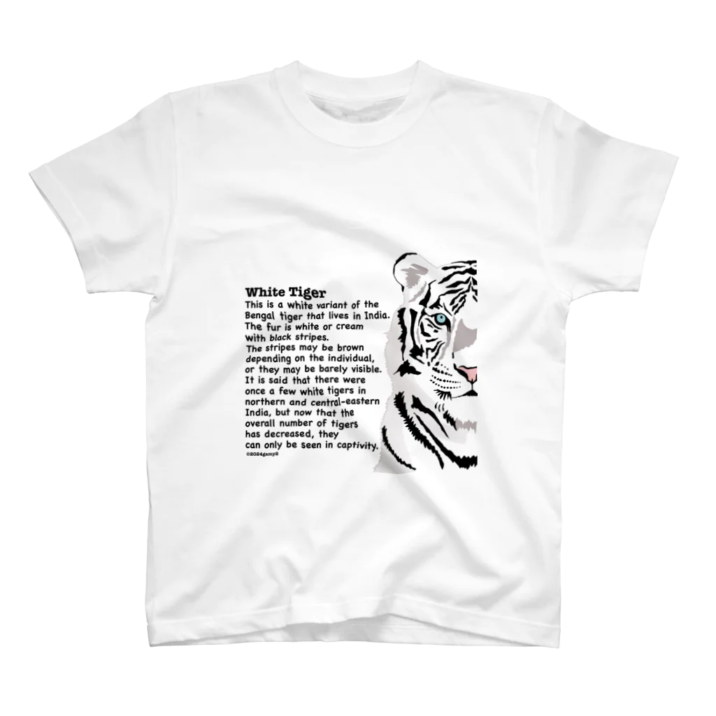 Storm's ShopのWhite Tiger スタンダードTシャツ