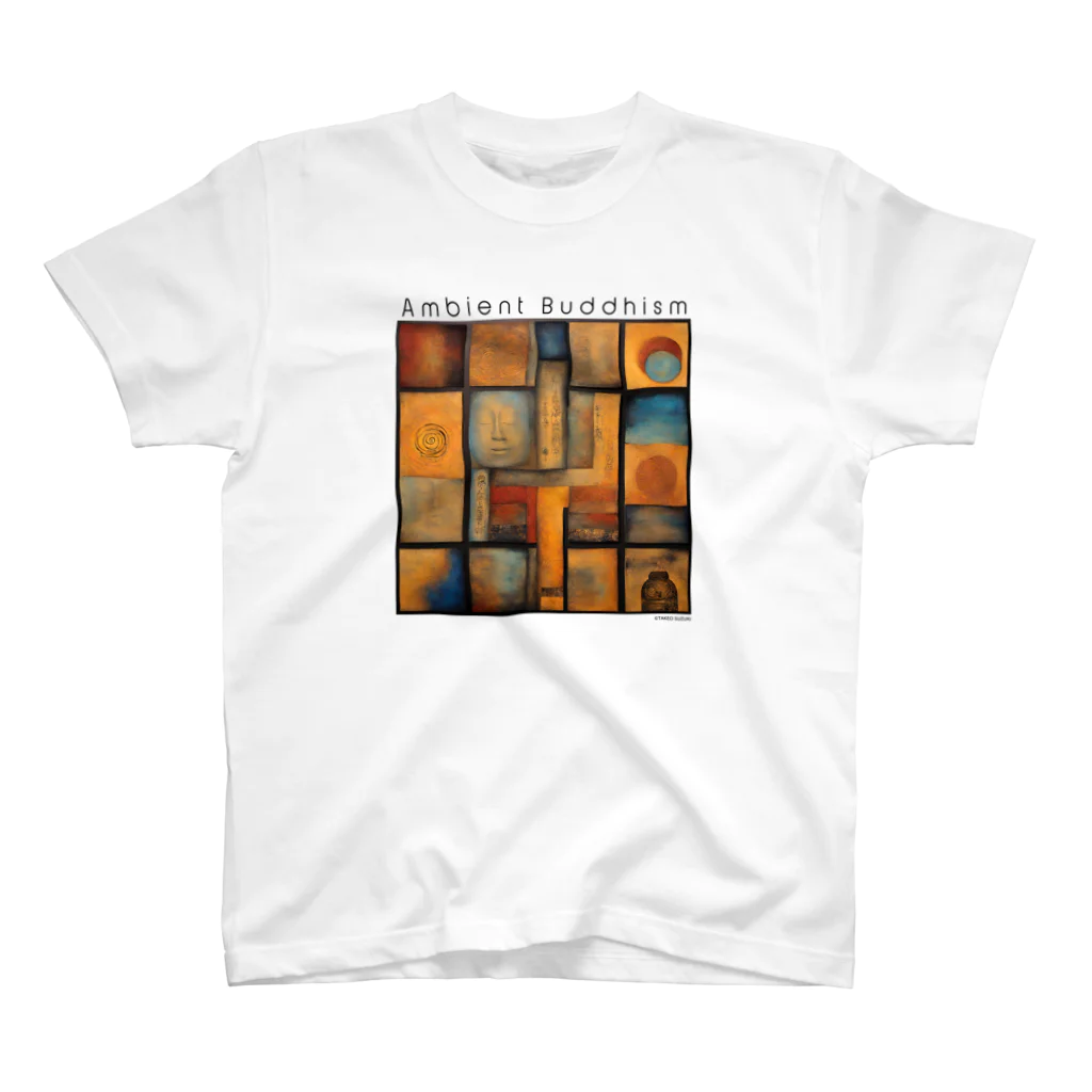 TAKEO SUZUKI / TASKENのAmbient Buddhism2 Album Art T-Shirts Regular Fit T-Shirt