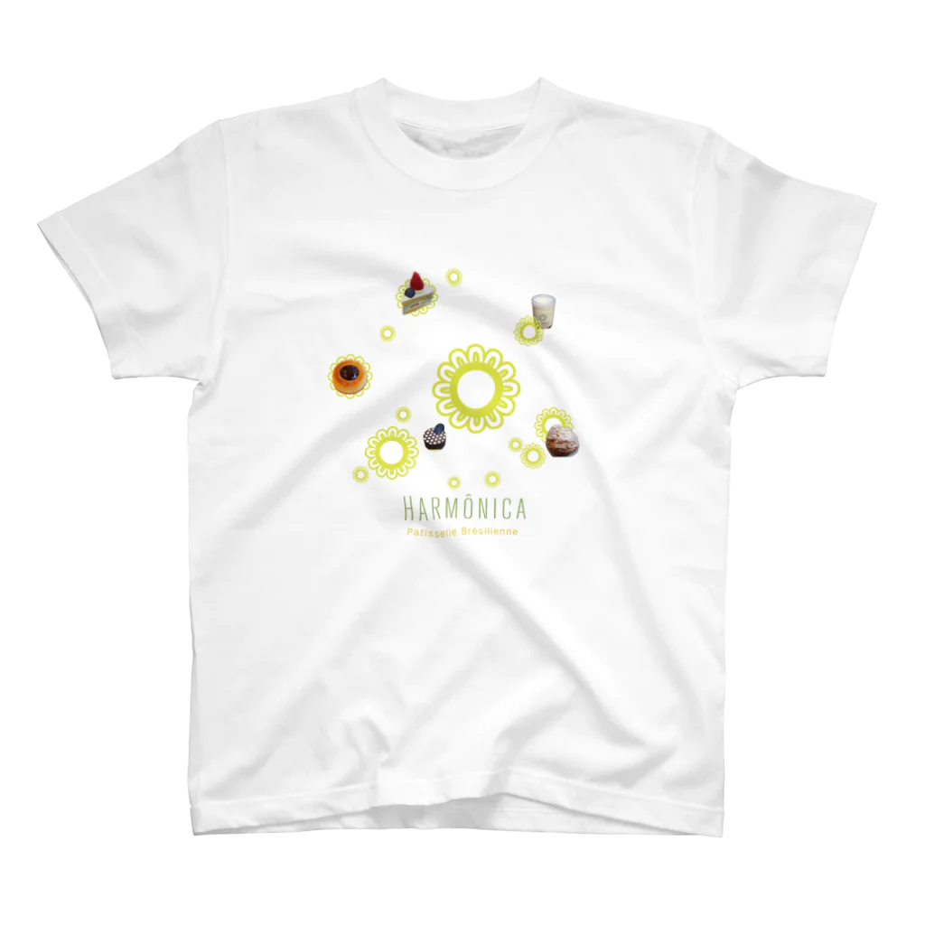 パティスリーハーモニカのハーモニカ花泡にお菓子 スタンダードTシャツ