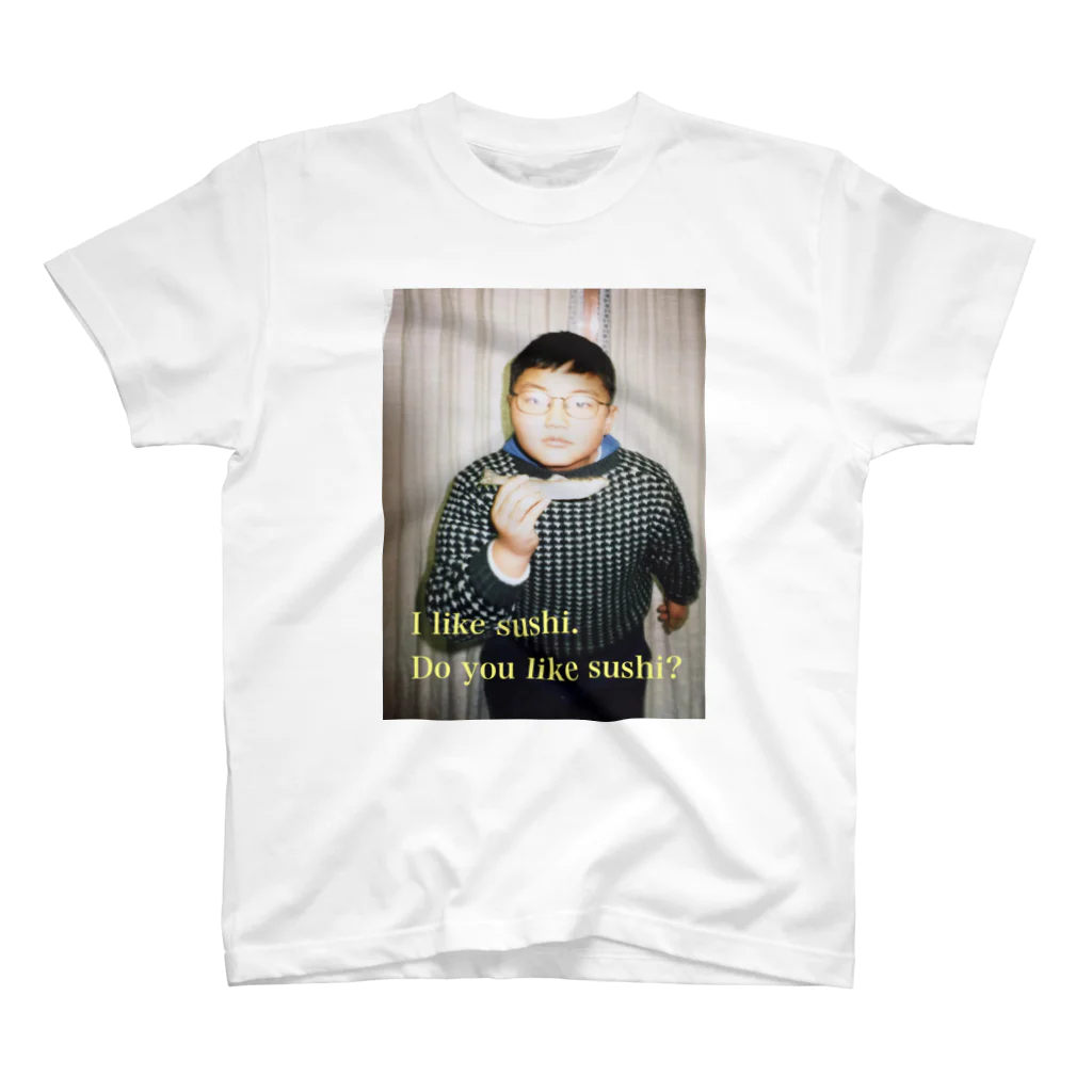 henteko_na_omiseのI like sushi.Doyoulikesushi？Tシャツ Regular Fit T-Shirt