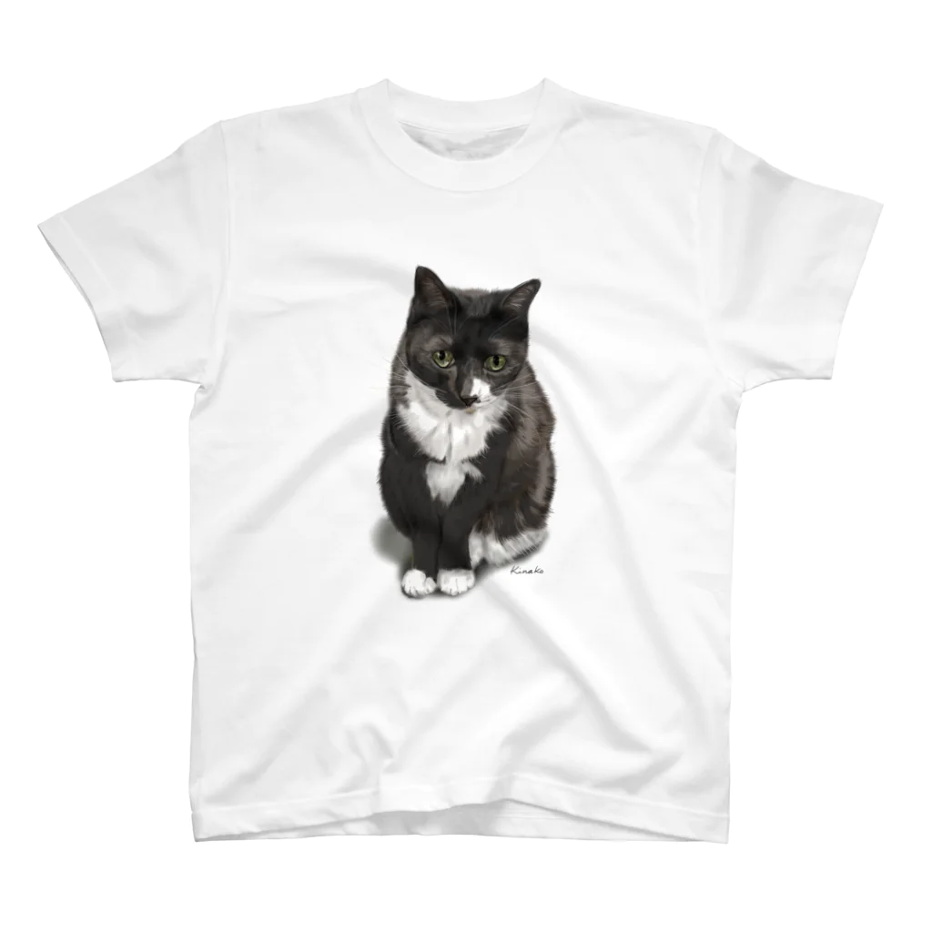 kinako-japanのくつした猫のくろみつ Regular Fit T-Shirt