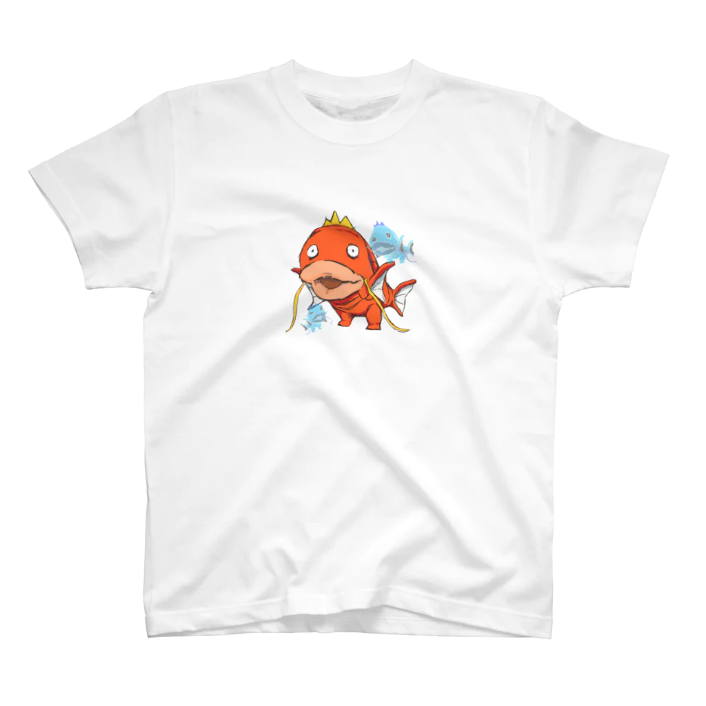 れいちゅる。のどこかで見たことあるような魚 祟られVer. スタンダードTシャツ