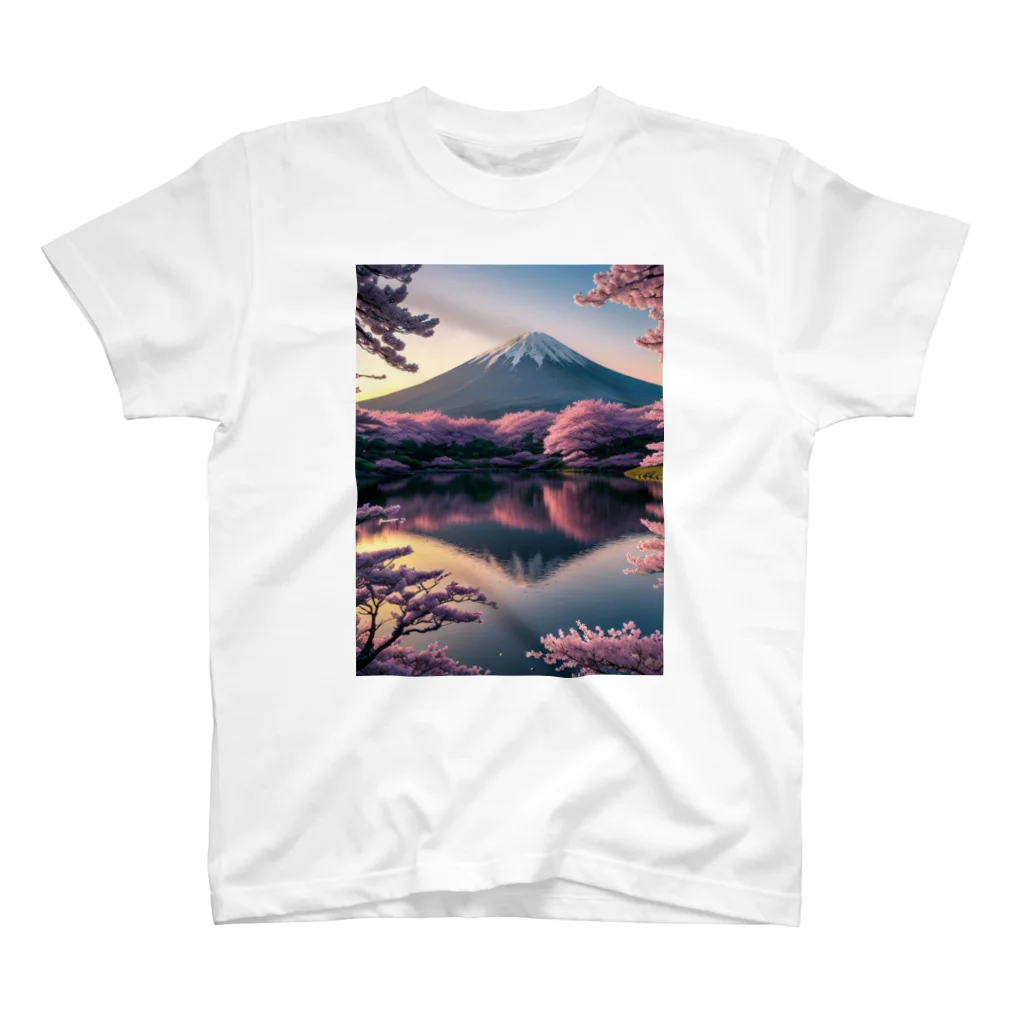 syaspのmount-Fuji Tシャツ　 スタンダードTシャツ