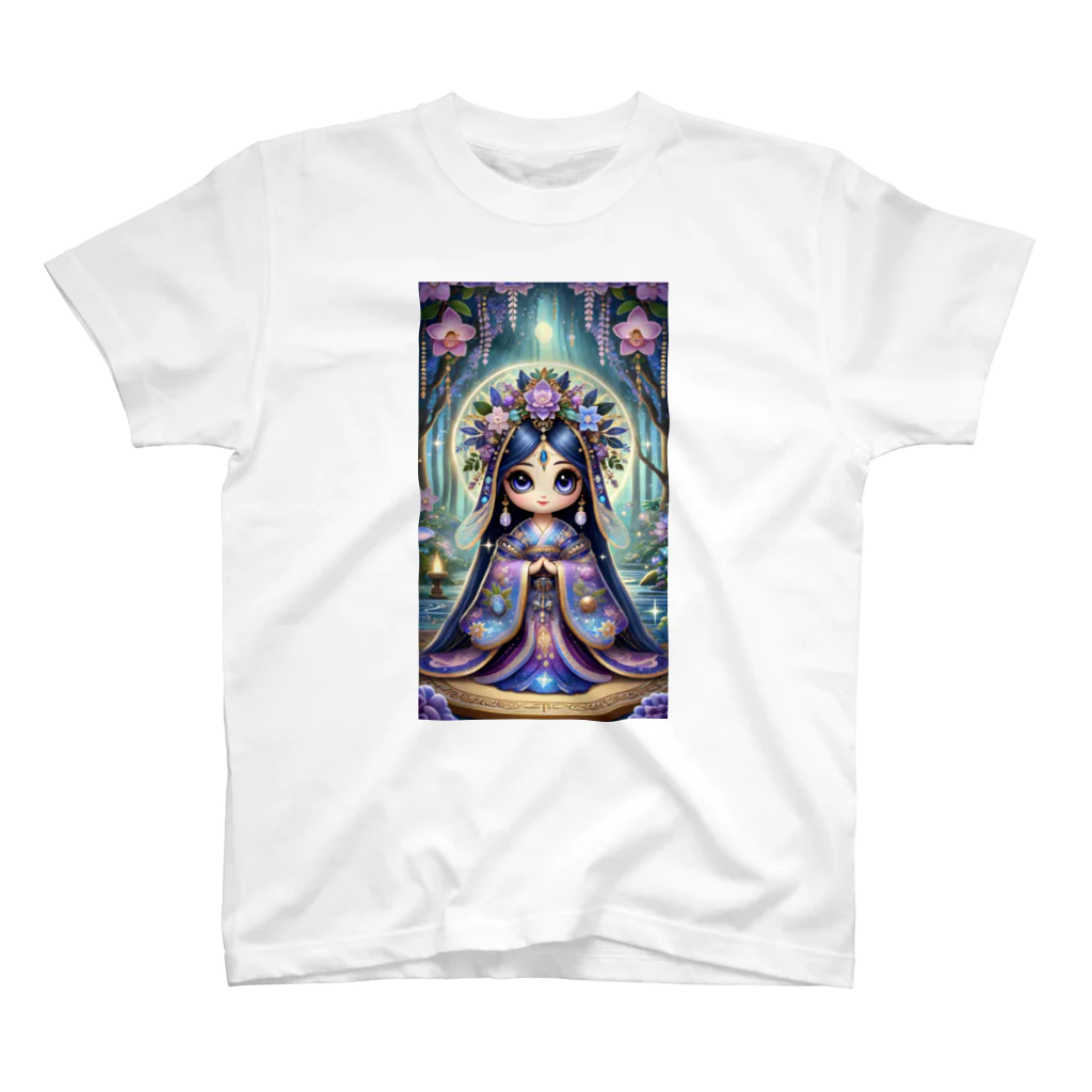 ぷぷオレンジのkokeshi dolls神のしもべ天乙 スタンダードTシャツ