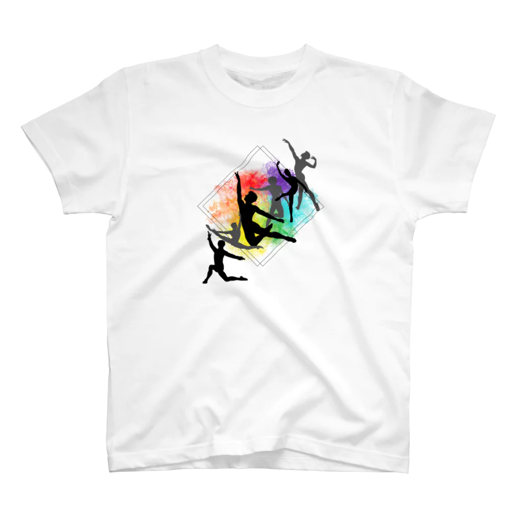 アトリエ レオズのmale ballet dancers(薄色用） スタンダードTシャツ