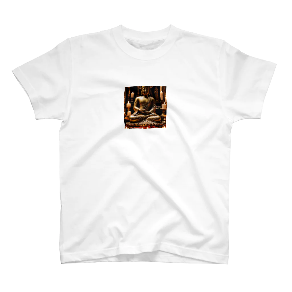 Take-chamaの【注目のパワースポット】神聖な雰囲気ただよう「祝福の仏像」。 Regular Fit T-Shirt