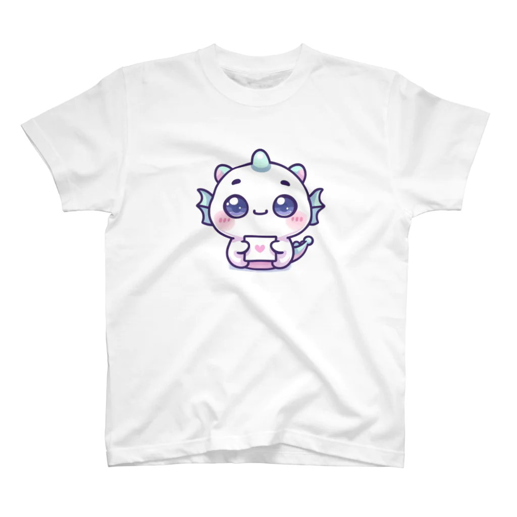 mamu2024のラブレターどらちゃん スタンダードTシャツ