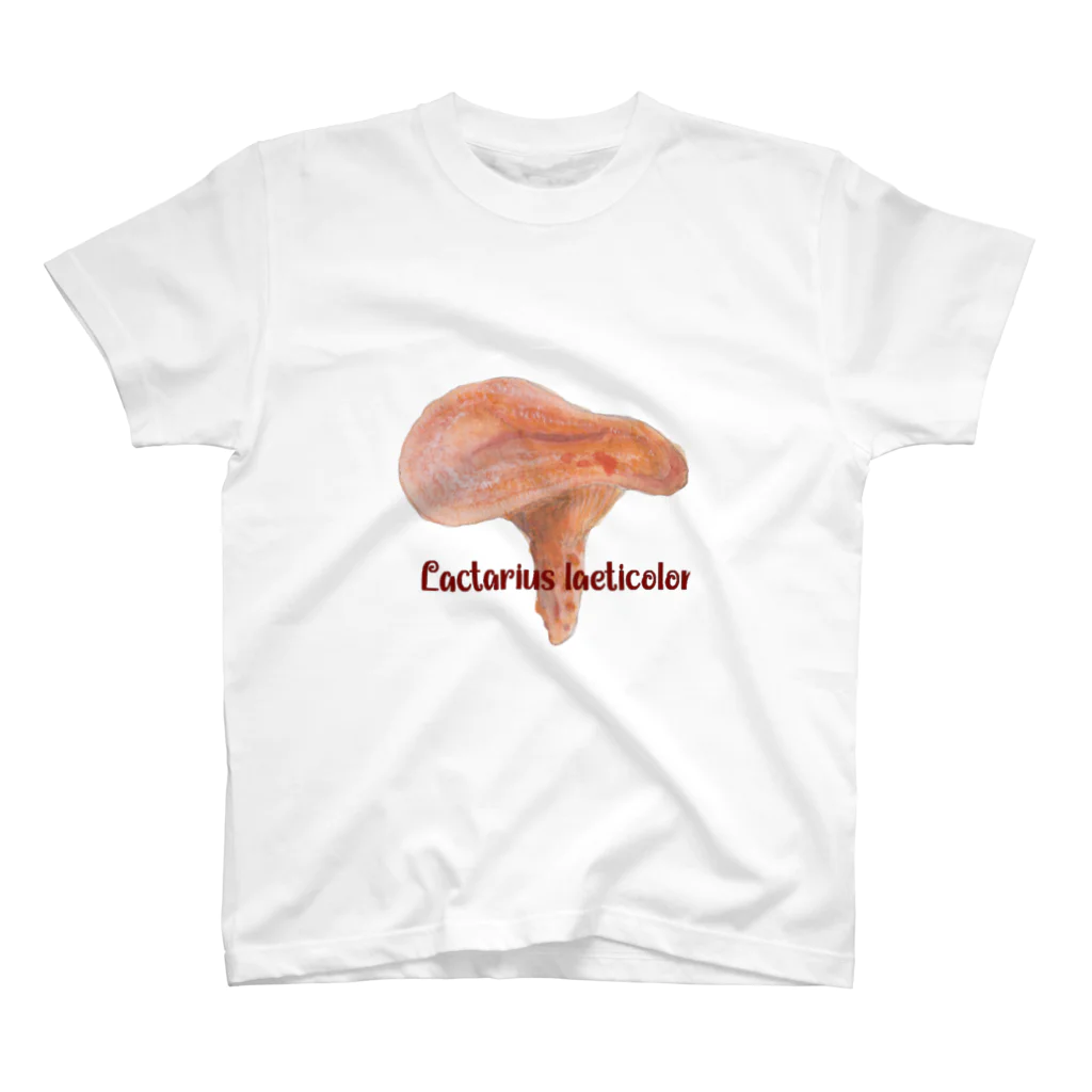 I love mushroom🍄の見つけたら食べちゃおシリーズ no.4 アカモミタケ スタンダードTシャツ