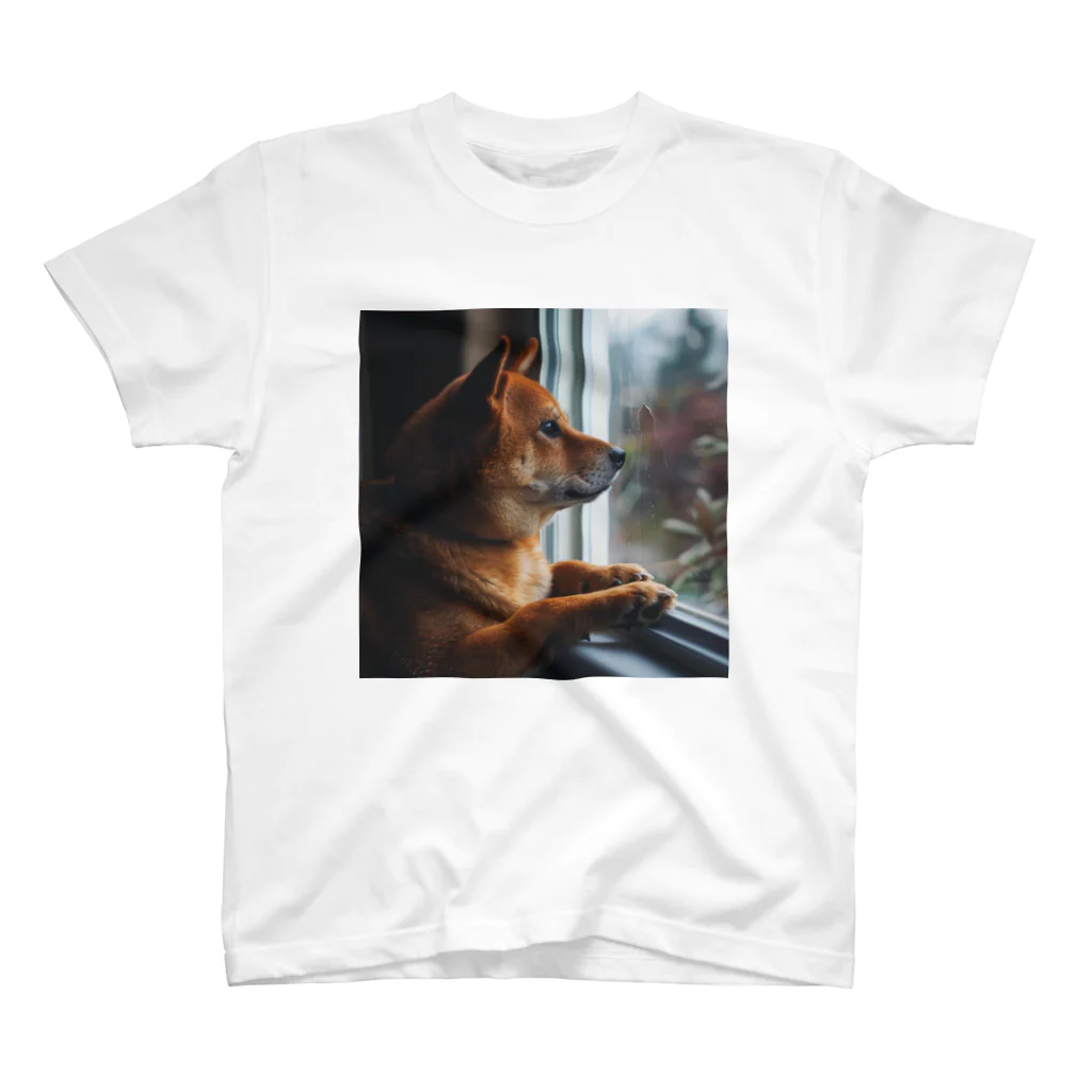 AQUAMETAVERSEの可愛い柴犬　1434 スタンダードTシャツ