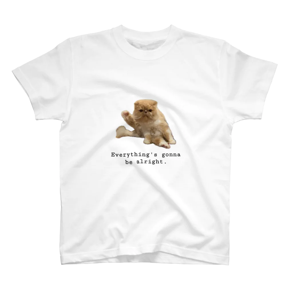 AKAHOのEverything's gonna be alright. スタンダードTシャツ