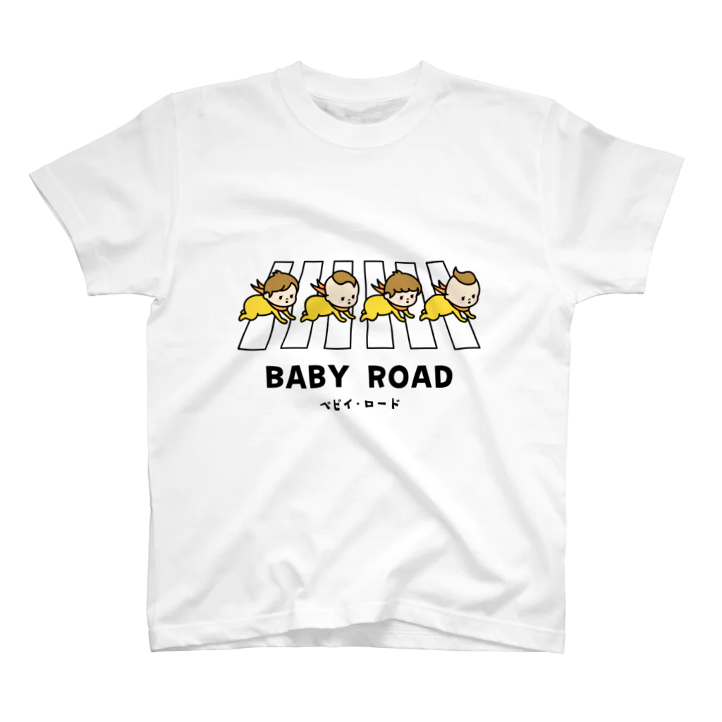 QROOVYのBABY ROAD　ベビイ・ロード Regular Fit T-Shirt