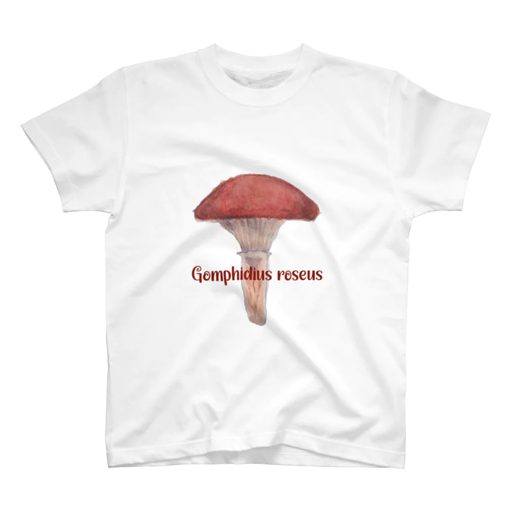 I love mushroom🍄の見つけたら食べちゃおシリーズ no.8 オウギタケ スタンダードTシャツ