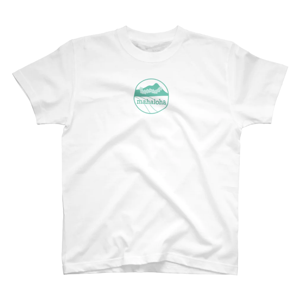 mahaloha808のmahaloha 丸ロゴ スタンダードTシャツ