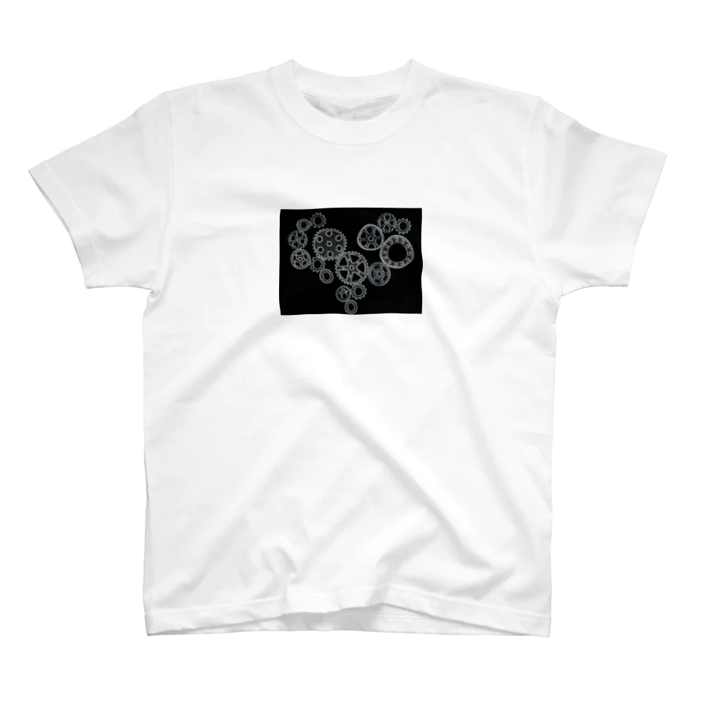 xxntmoriのgear-heart-black スタンダードTシャツ