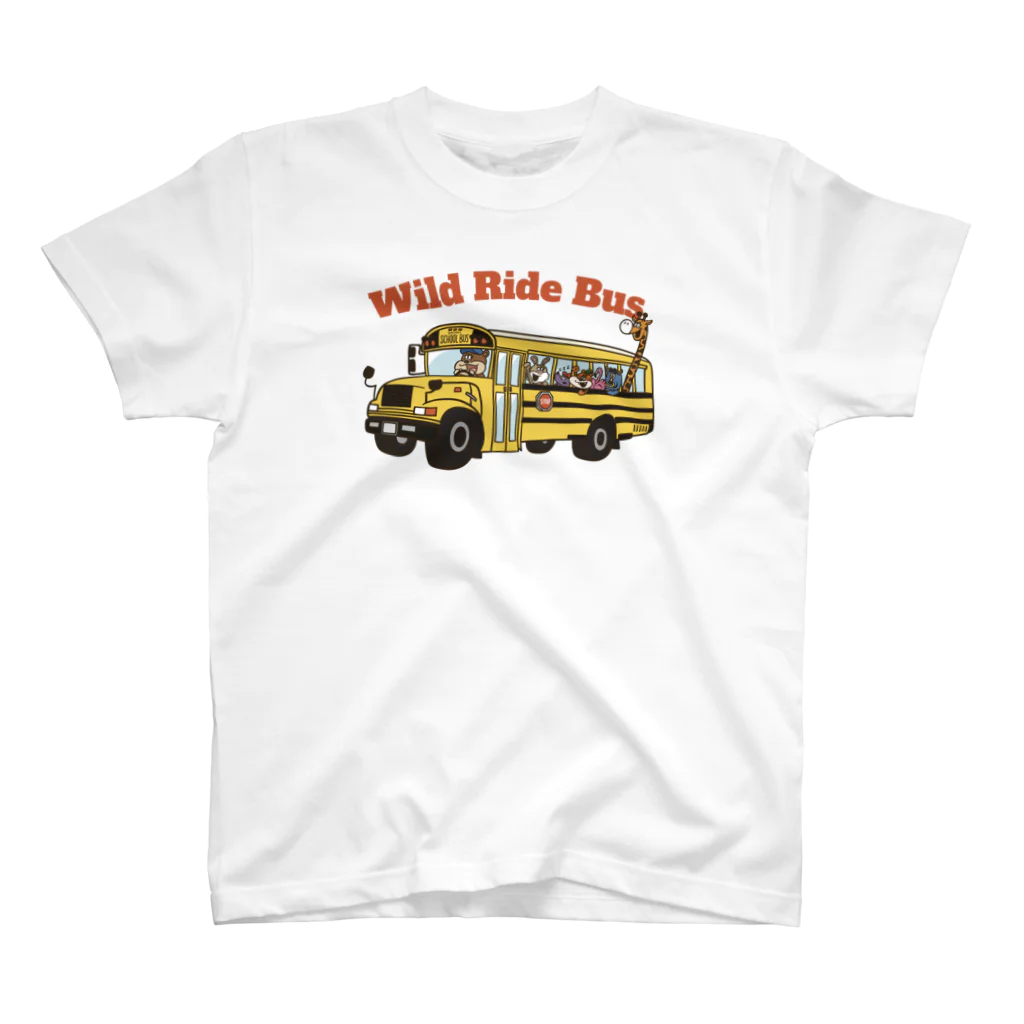 noskecampのWild Ride Bus 〜noskeのサファリスクールバス〜 スタンダードTシャツ