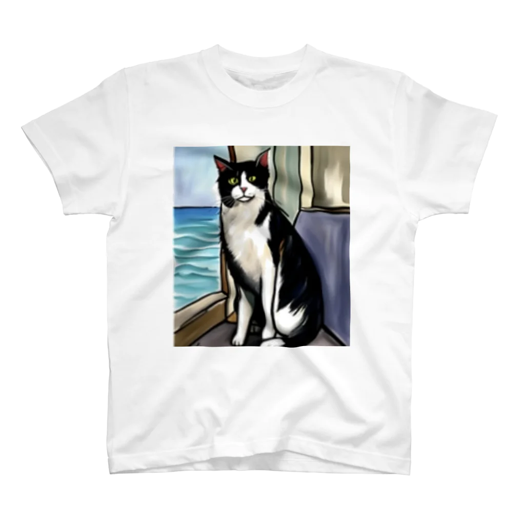 Ppit8の旅する猫 スタンダードTシャツ