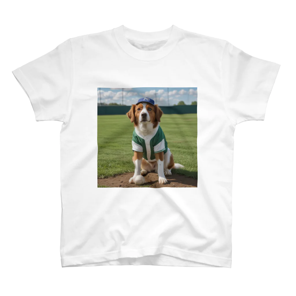 ぽめさくの犬野球 スタンダードTシャツ