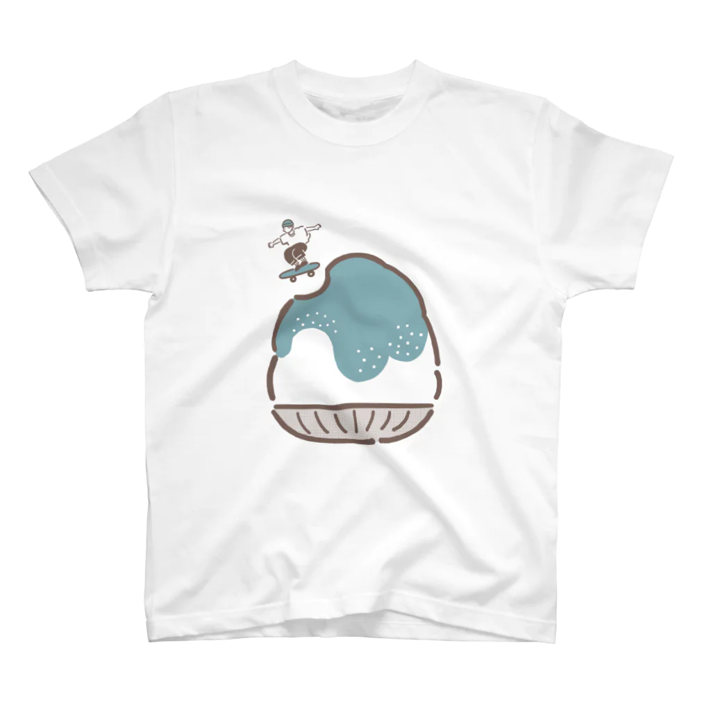 ぴー助（さいとうぴー）のトケナイカキゴオリ～チョコミント～ スタンダードTシャツ