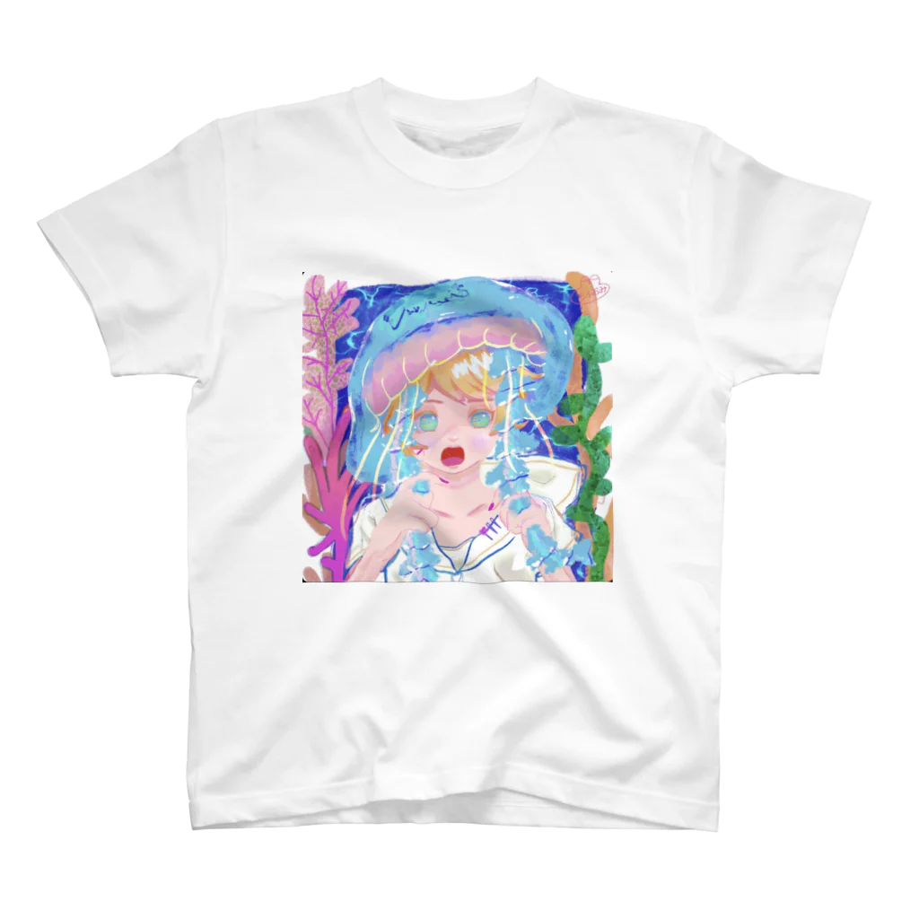 もふおみのJelly Fish Regular Fit T-Shirt