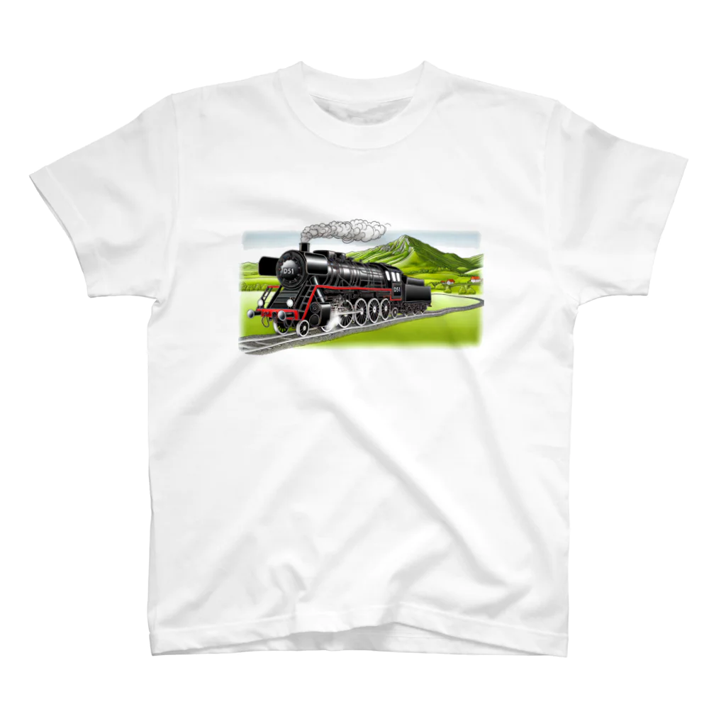 鉄道サークルNGO　レールの響きオリジナルズのSL峠鉄道 Regular Fit T-Shirt