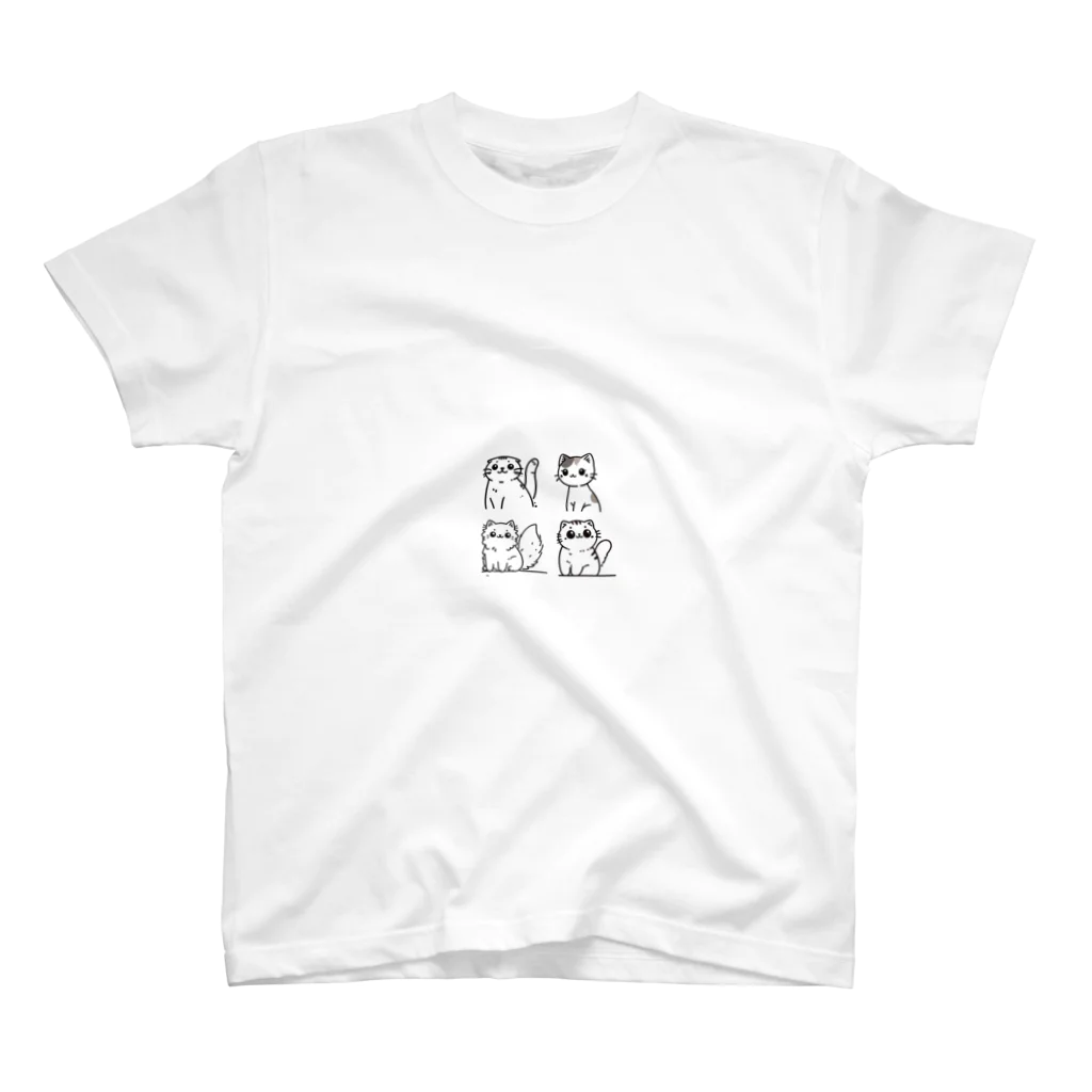 チェリモヤのにゃんこの仲間たち Regular Fit T-Shirt