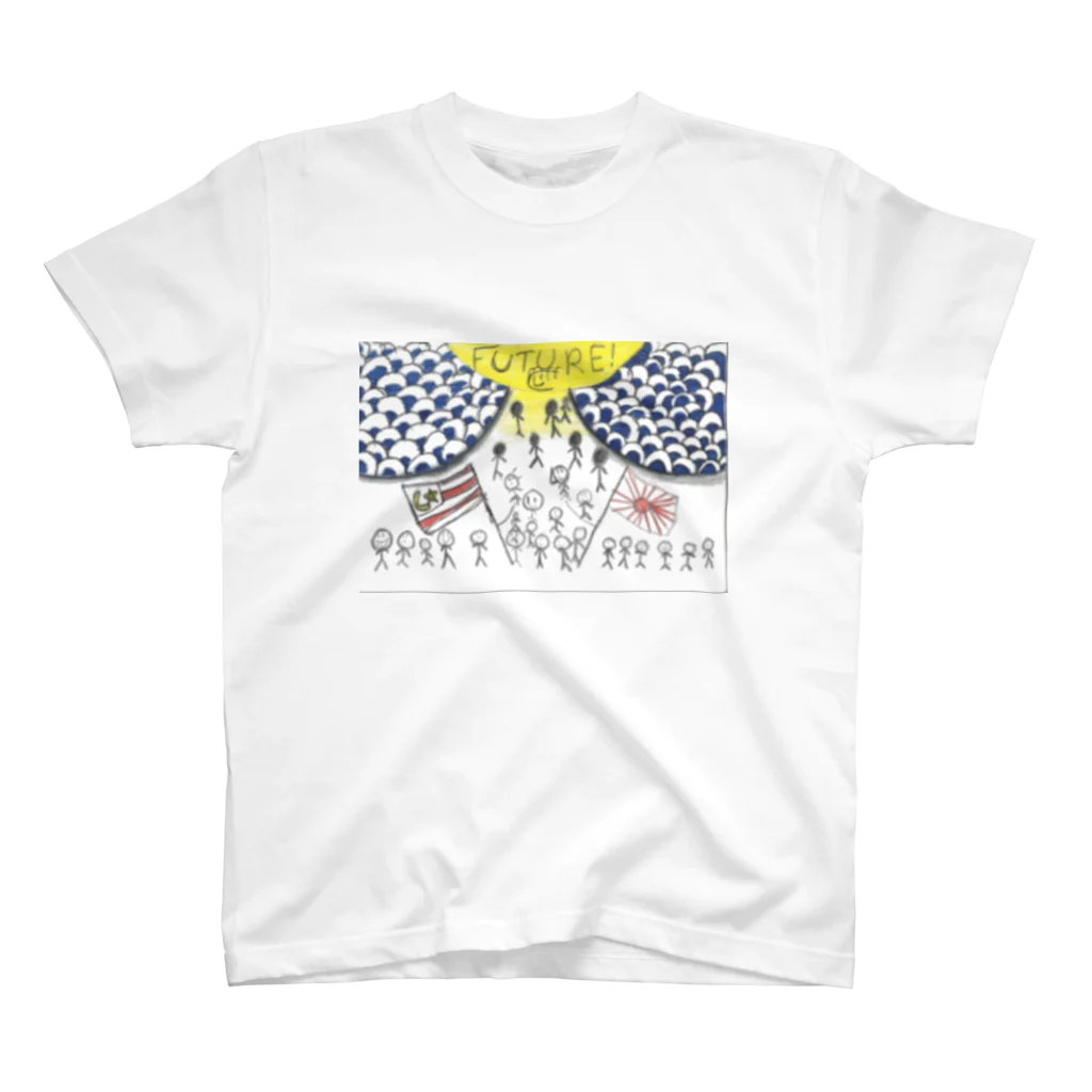 CFFJAPANの子どもたちの絵付き！マレーシアTシャツ Regular Fit T-Shirt